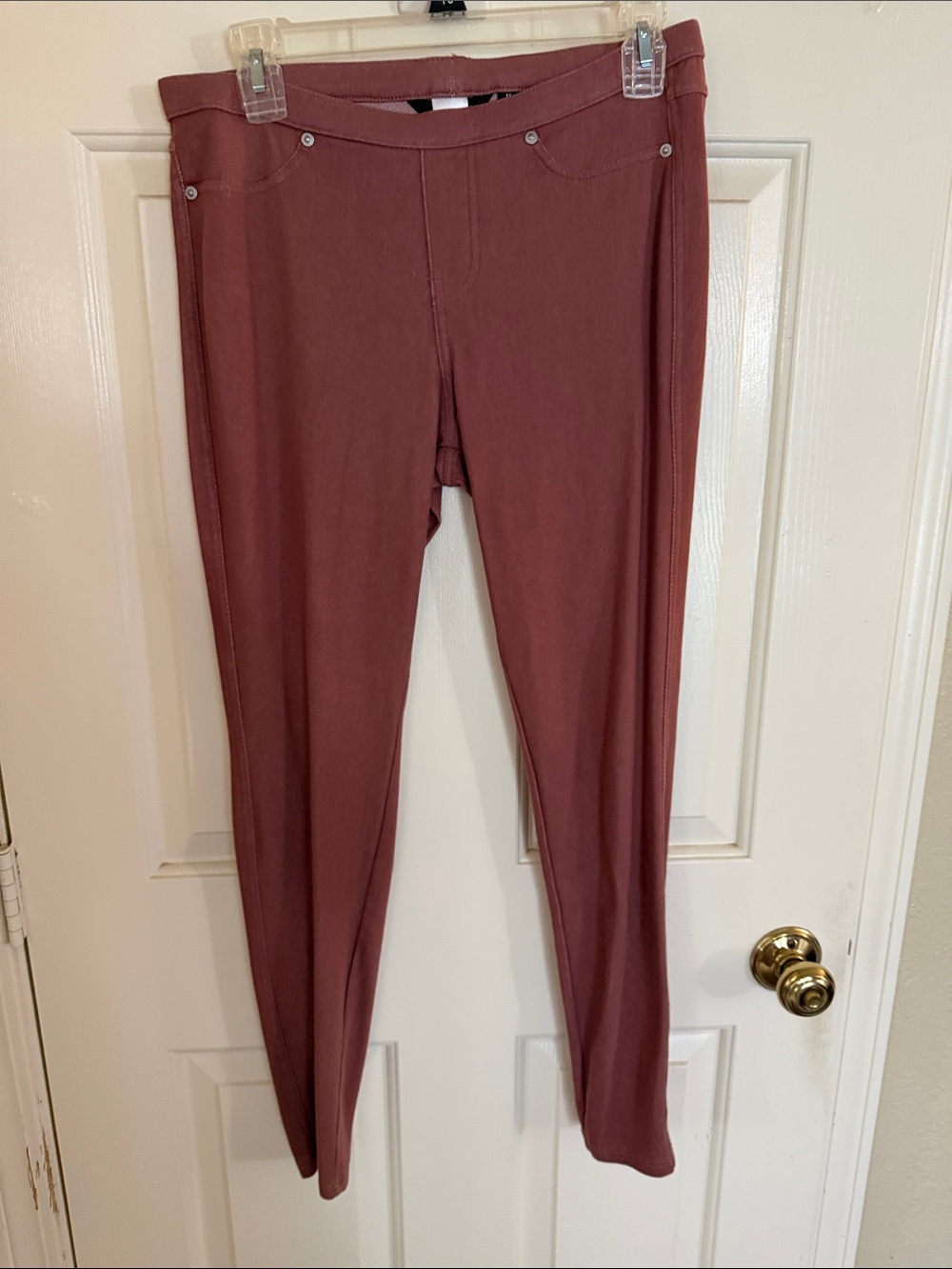 Vera Wang Women's Skinny Leggings - Dusty Rose